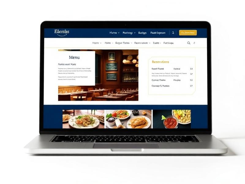Restaurants digital solution mockup